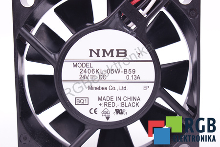 A90L-0001-0506#105 FANUC 2406KL-05W-B59 60X60X15MM, 24V, 0.13A VENTILÁTOR