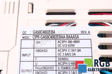 CIPR-GA50C4002EBAA-BAAASA YASKAWA GA500