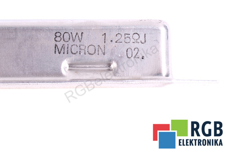 REZISTOR 1.25 OHM MICRON 1.25OHM, 80W