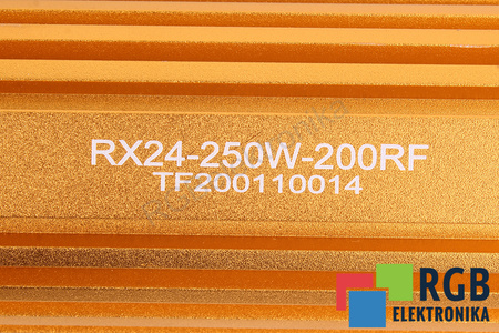 REZISTOR AHP250W-200RF SR PASSIVES 200R 250KW, 200OHM