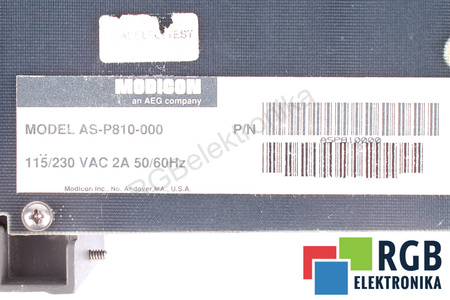 AS-P810-000 AEG MODICON ZDROJ