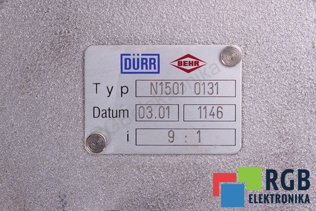 N15010131 DURR I=9 PŘEVODOVKA