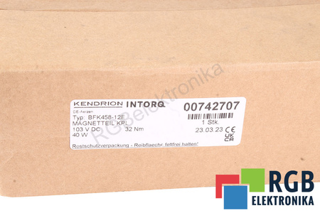 BFK458-12E INTORQ KENDRION BRZDA