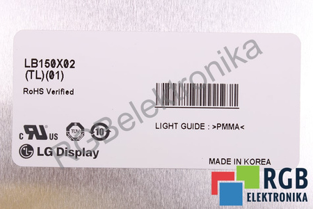 LB150X02 LG 15" LCD DISPLEJ