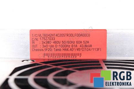 VLT6042HT4C20STR3DLF00A00C0 DANFOSS VLT6000 HVAC 175Z7033