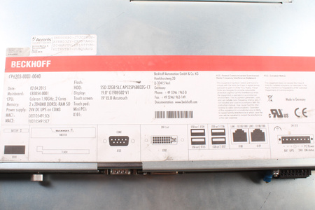 CP6203-0001-0040 BECKHOFF