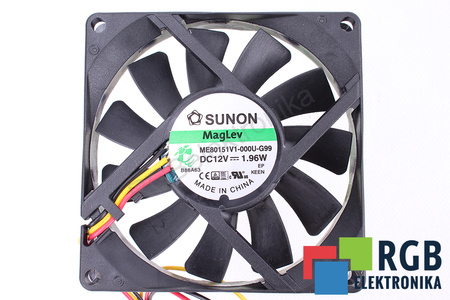 ME80151V1-000U-G99 SUNON 80X80X15MM, 12V VENTILÁTOR