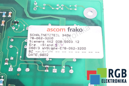 78-062-3200 ASCOM 462008.5003.12 NA NÁHRADNÍ DÍLY