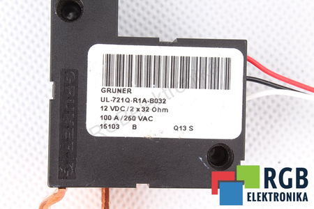 UL-721Q-R1A-B032 GRUNER 12BDC 2X32OHM