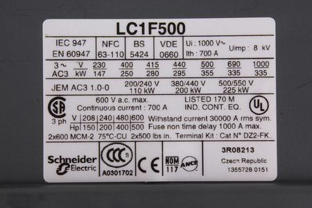 LC1F500 TELEMECANIQUE