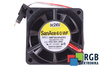 9WF0624H4D03 SANYO DENKI 60X60X25MM, 24V VENTILÁTOR