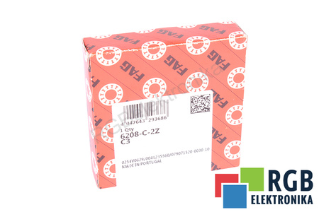 6208-C-2Z-C3 FAG 40X80X18 LOŽISKO