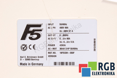 19F5C0H-350F KEB ČÁST KRYTU