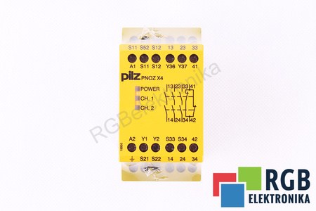 PNOZ X4 230VAC 3N/O 1N/C PILZ 774738 BEZPEČNOSTNÍ RELÉ