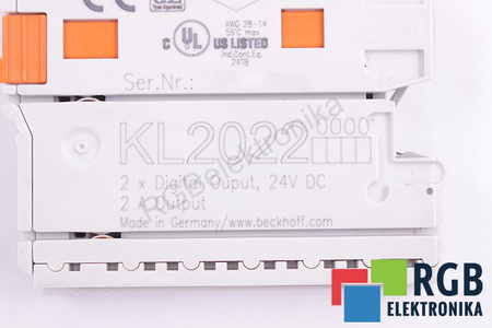 KL2022 BECKHOFF 2-CHANNEL 24VDC