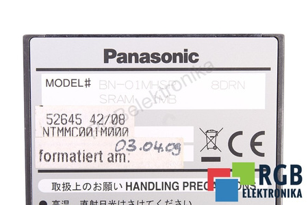 BN-01MHSR PANASONIC 1MB PC CARD