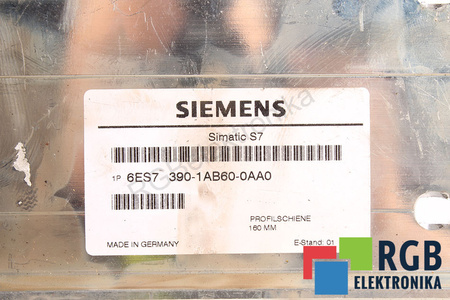 6ES7390-1AB60-0AA0 SIEMENS MONTÁŽNÍ LIŠTA