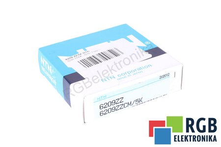 6209ZZCM/5K NTN 7800RPM, 45X85X19 36KN, 20.4KN LOŽISKO