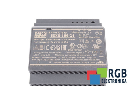 HDR-100-24 MEAN WELL