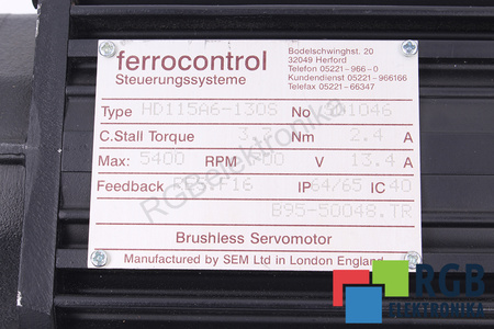 HD115A6-130S FERROCONTROL