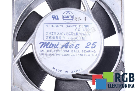 109S094 SANYO MINI ACE 25 230V VENTILÁTOR