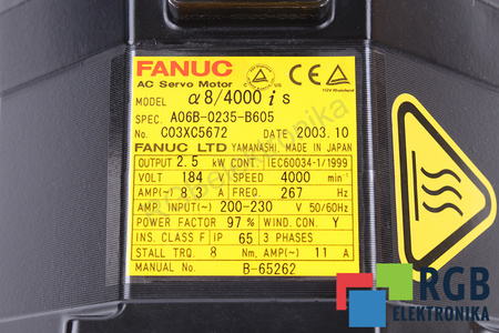 A06B-0235-B605 FANUC A8/4000IS