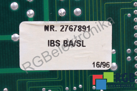 IBSBA/SL PHOENIX CONTACT IBS BA/SL 2767891 IBS BA SL 9045590