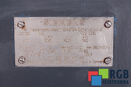 1GA5134-0ZF41-6JA7-Z SIEMENS Z:C10 G39 G92 K10 K82