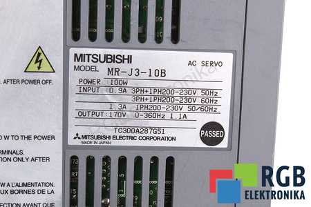 MR-J3-10B MITSUBISHI ELECTRIC MELSERVO