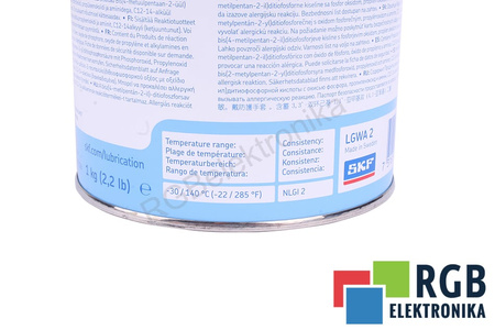 LGWA 2/1 SKF MAZIVO PRE VYSOKÉ ZAŤAŽENIE LOŽÍSK