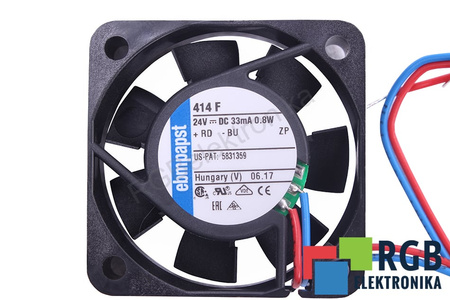 414F EBM PAPST 40X40X10MM 24VDC VENTILÁTOR