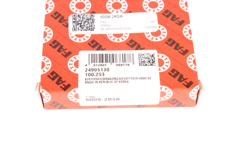 6009-2RSR FAG 45X75X16 LOŽISKO