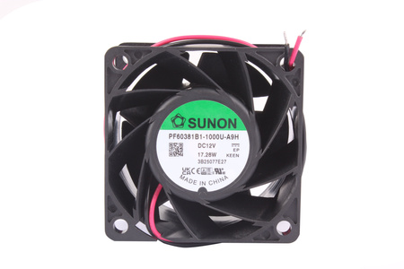 PF60381B1-1000U-A9H SUNON 60X60X38MM 12V 17.28W VENTILÁTOR