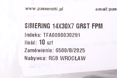 14X30X7 GRST FPM TĚSNĚNÍ