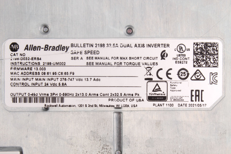 2198-D032-ERS4 ALLEN BRADLEY