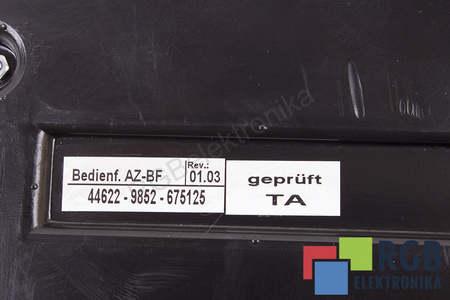 AZ-BF AMK 01.03 44622-9852-675125 AMKASYN OVLÁDACÍ A ŘÍDICÍ PANEL