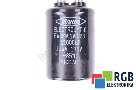 KONDENZÁTOR PWRMA1A223 MARCON 22000UF, 10WV