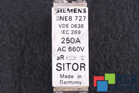 POJISTKA 3NE8727 SIEMENS SITOR 250A, 660VAC