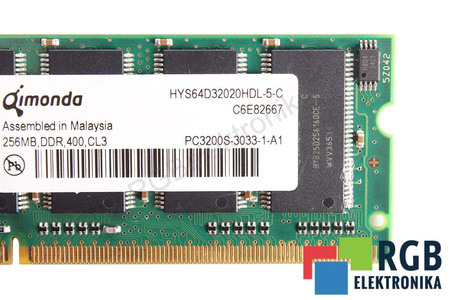 HYS64D32020HDL-5-C QIMONDA PC3200S-3033-1-A1 256MB NA NÁHRADNÍ DÍLY
