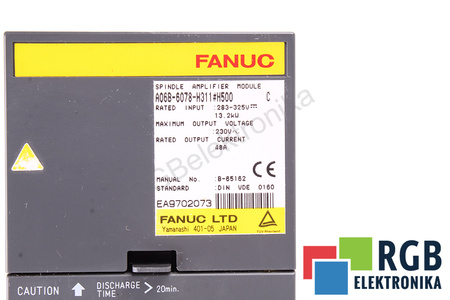 A06B-6078-H311#H500 FANUC SPINDLE AMPLIFIER MODULE