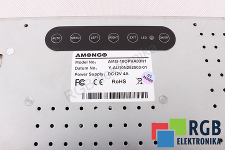 AMG-10OPHA03N1 AMONGO 12VDC 4A 12" LCD DISPLEJ