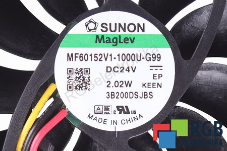 MF60152V1-1000U-G99 SUNON MF60152V1-G99-A 60X60X15MM 2.02W 24V VENTILÁTOR