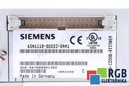 6SN1118-0DG23-0AA1 SIEMENS VERSION C SIMODRIVE 611