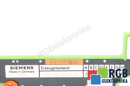 6FX1137-5BA01 SIEMENS 5703759101.00