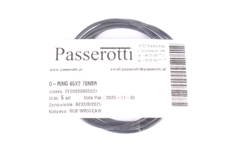 65X2 70NBR O-RING 70NBR TĚSNICÍ KROUŽEK