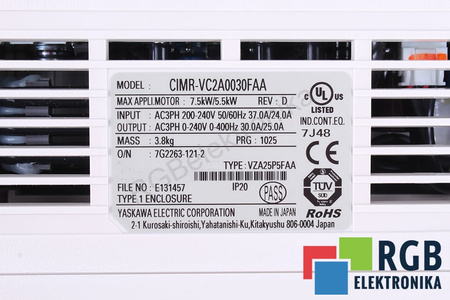 CIMR-VC2A0030FAA YASKAWA V1000