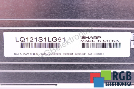 LQ121S1LG61 SHARP 12.1" LCD DISPLEJ