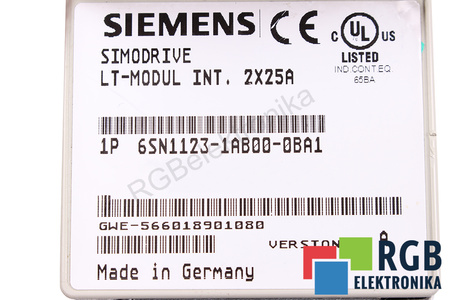 6SN1123-1AB00-0BA1 SIEMENS VERSION A SIMODRIVE 611