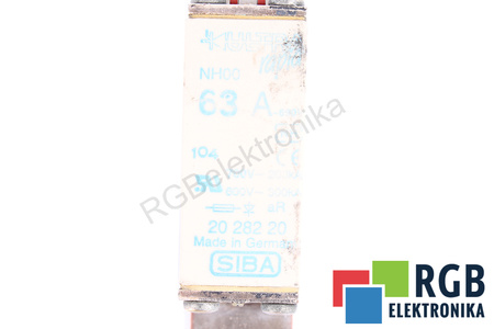 POJISTKA 2028220 SIBA ULTRA RAPID NH00 63A, 690VAC, 200KA