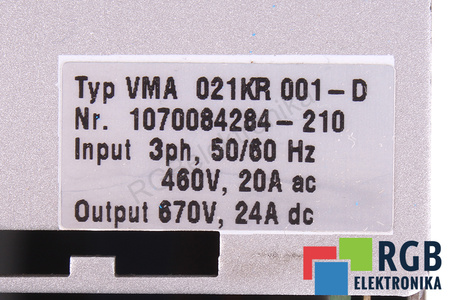 VMA021KR001-D BOSCH 1070084284-210